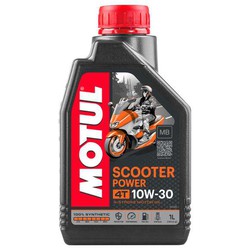 Aceite Motul scooter 10w30 100 % sintético mb 1Ltr.