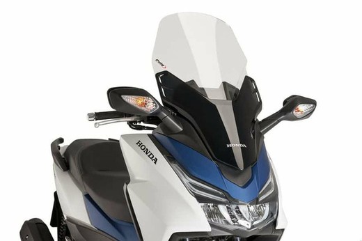 Pantalla v-tech line touring transparente para  honda forza 125 y 300cc 2015>2017