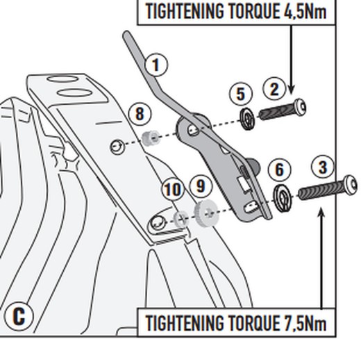 Parabrisas completo, transparente KTM 890 SMT 23>