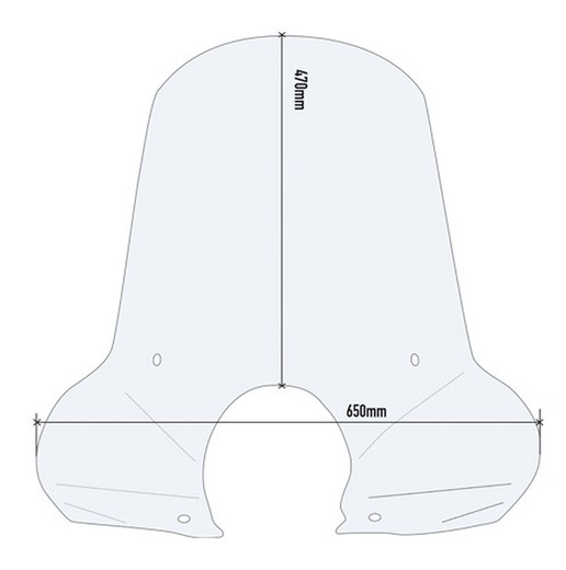 Parabrisas givi sym symphony s 09>20 sin herrajes givi 7053a