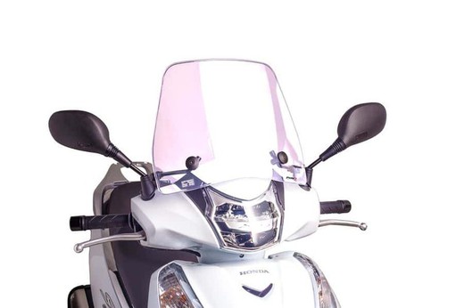 Parabrisas puig tarfic transparente para honda scoopy sh300i 2015> y 18>