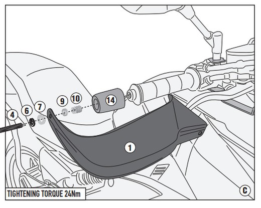 Paramanos ABS CF MOTO Multiterrain 650 MT