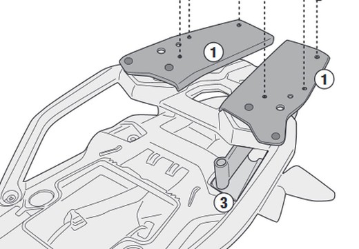 Portaequipajes bmw f750gs/f850gs 18> givi sr5129