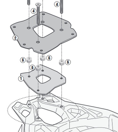 Portaequipatges c 400 gt 19> givi sr5136