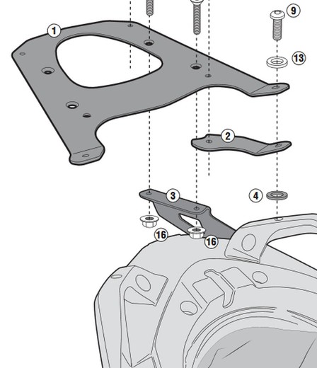 Portaequipatges c 600 sport 12>15 para maleta monokey