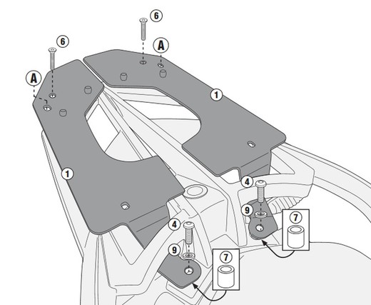 Portaequipatges bmw f800st 6>16