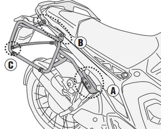 Portamaletas lateral CAM. BMW R 1300 GS (24)