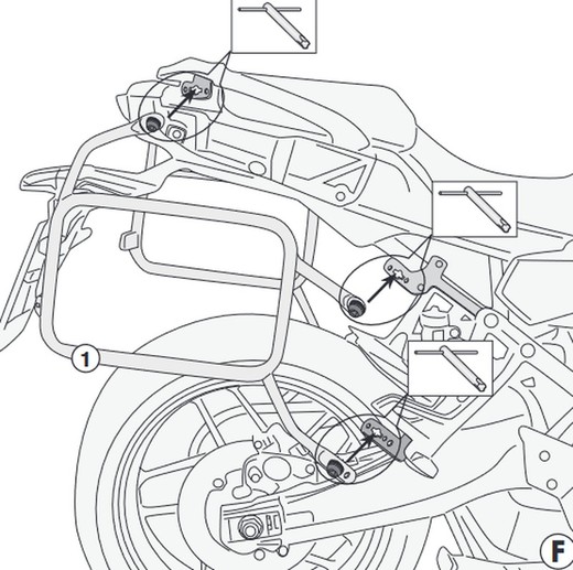 Portamaletas lateral para Tracer 9 / Tracer 9 GT 21> MONOKEY® CAM-SIDE Trekker Outback