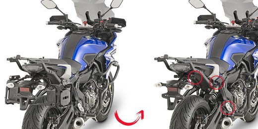 Portamaletas lateral yamaha mt-07 tracer (16 > 19)