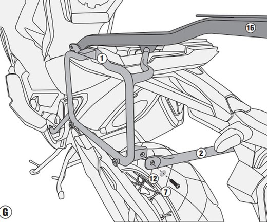 Portamaletas lateral mk Honda X-ADV 750 (17 > 20)