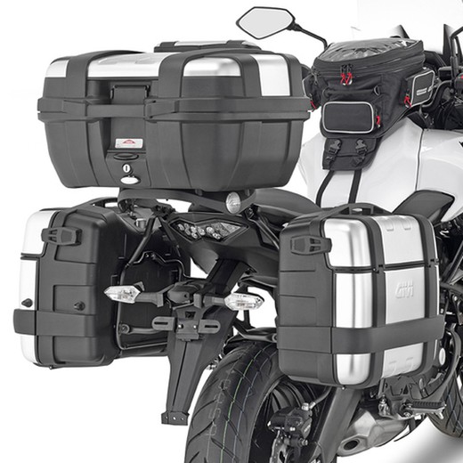 Portamaletas lateral kawasaki versys 650 (15 > 21) y (22>) givi sr4114