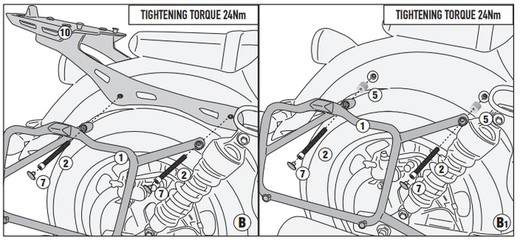 Portamaletas lateral MK Royal Enfield Super Meteor 650 (23>)