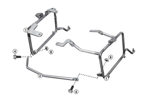 Portamaletas lateral mk Suzuki DL 650 V-Strom L2-L3-L4-L5-L6 (11 > 16)