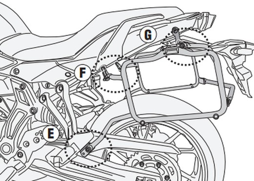 Portamaletas lateral mk Yamaha Tracer 700 (20 >24)