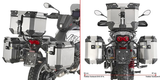 Portamaletas lateral PL ONE-FIT CAM V85 TT 2024> Monokey