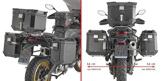 Portamaletas lateral PL ONE-FIT Valico 900DSX 24> para maletas MONOKEY® CAM-SIDE