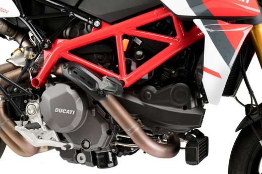 Protector de motor R19. Ducati Monster 797 17>20 y Hypermotard 95019>23