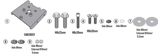 Recambio Kit tornilleria 6421FZ