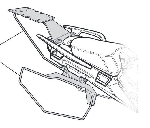 Soporte bolsa yamaha mt-09 tracer 15-18