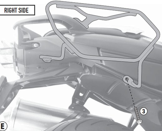 Suport alforges easylock, f800r i f800 gt givi te5118