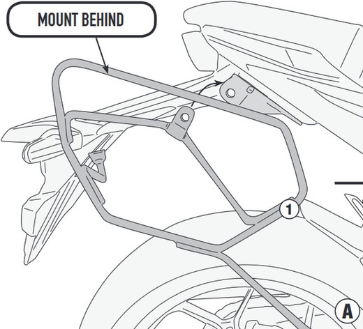 Fijación alforjas givi honda.cb650r 19>20 givi te1173