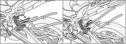 Soporte alforjas Remove-x Yamaha Tracer 900 / Tracer 900 GT (18 > 20)