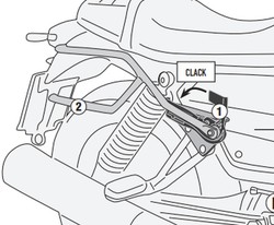 Soportes Maletas Laterales Moto Guzzi V7 Stone 21- Givi CamSide ONEFIT