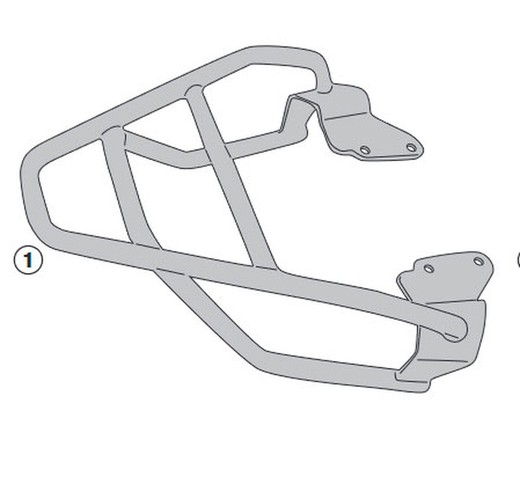 Soporte maleta h.cb 125 f 21> givi