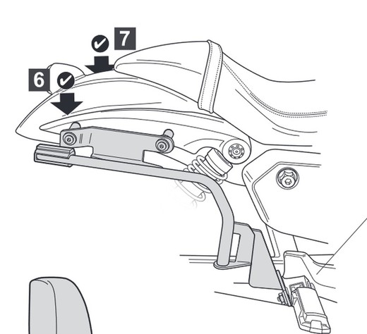 Soporte maletas laterales 3P SYSTEM ROYAL ENFIELD SUPER METEOR 650