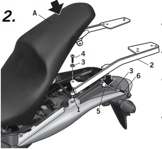 Soporte parrilla H. HORNET CB600 F 07>