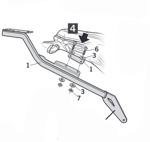 Soporte maleta shad bmw f900 x / xr '20>