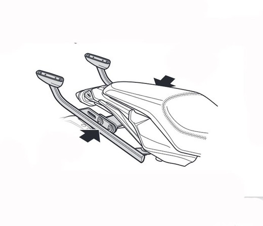 Soporte maleta shad yamaha mt-07 tracer 16>19