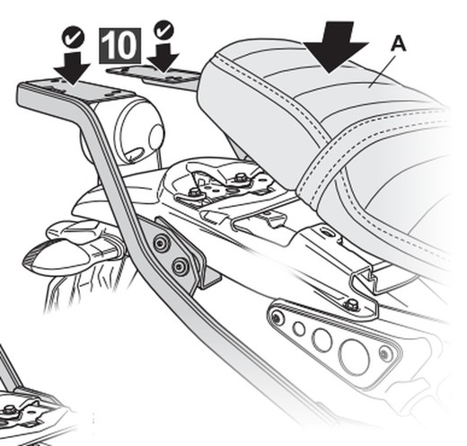 YAMAHA XSR 125 19-22 Top Maste portaequipajes