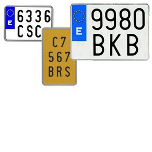 Placas de matricula