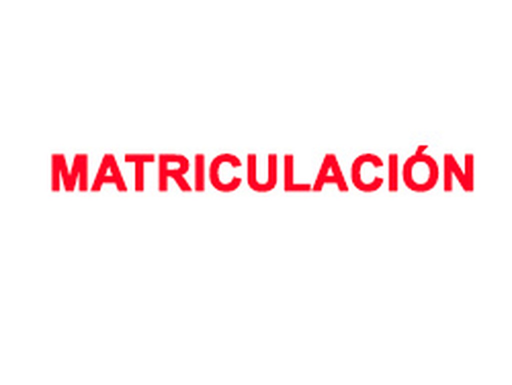 Matriculación — Totmoto 1416