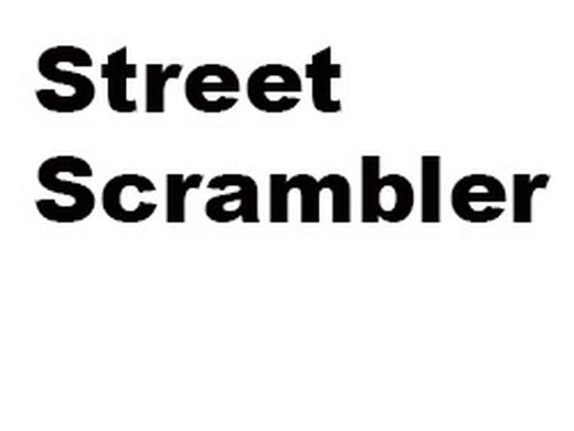 STREET SCRAMBLER