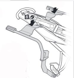 Fijación lateral shad um adventure 125 2017>