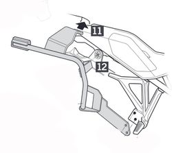 Fijación lateral 3p shad yamaha tracer 900 18>