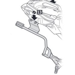 Soporte maletas laterales shad 3p yamaha tracer 9 '21>