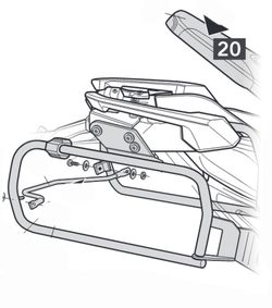 4P SYSTEM HONDA X-ADV 750 '17-'20