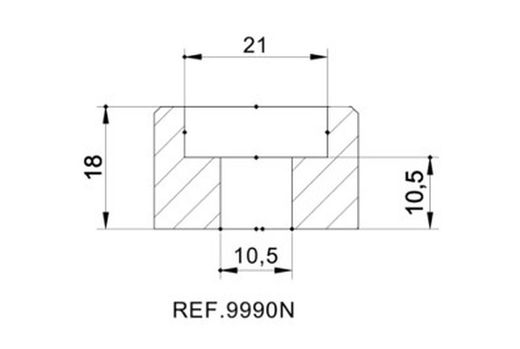 ACOPLADOR RETROVISOR HI-TECH IV R R1200R
