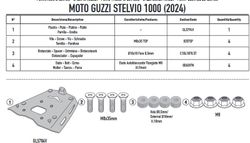 Adaptador baul M.Guzzi Stelvio 1000 24> Monokey