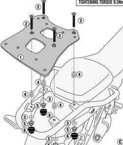 Adaptador baúl Royalenfield Himalayan 450  24>