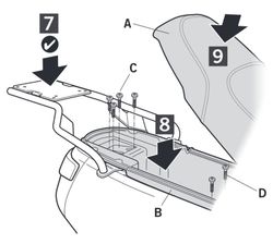 Soporte cofres shad niu m+ electrica '19
