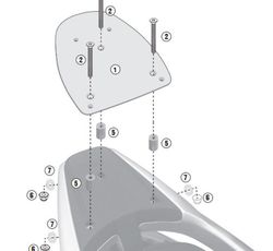 Adaptador-top ml p/intml piaggio.medley/s.125-150.IGET.16.20