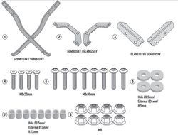 Soporte maleta NIU MQI+ (19 > 23) givi sr8961