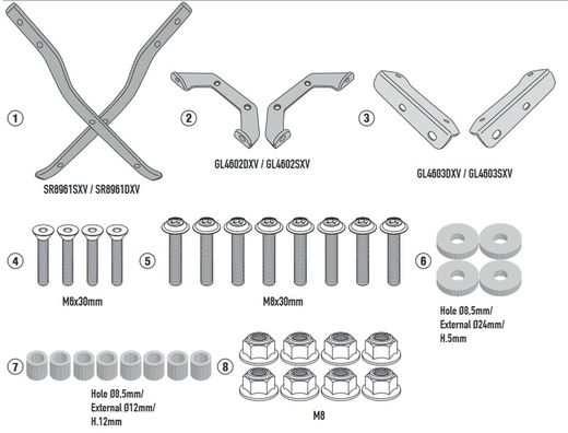 Soporte maleta NIU MQI+ (19 > 23) givi sr8961