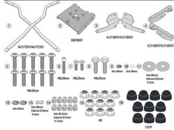 Adaptador baul Tiger Sport 660 (22) para maleta MONOKEY« o MONOLOCK«