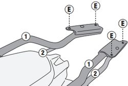 Adaptador baul MULTITERRAIN 650 MT (21 > 23) para maleta MONOKEY« o MONOLOCK«