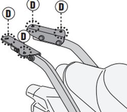 Adaptador baul K. Z650RS (22>) para maleta MONOKEY« o MONOLOCK«